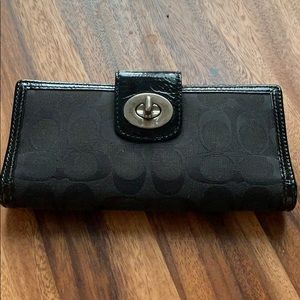 Coach Black Wallet